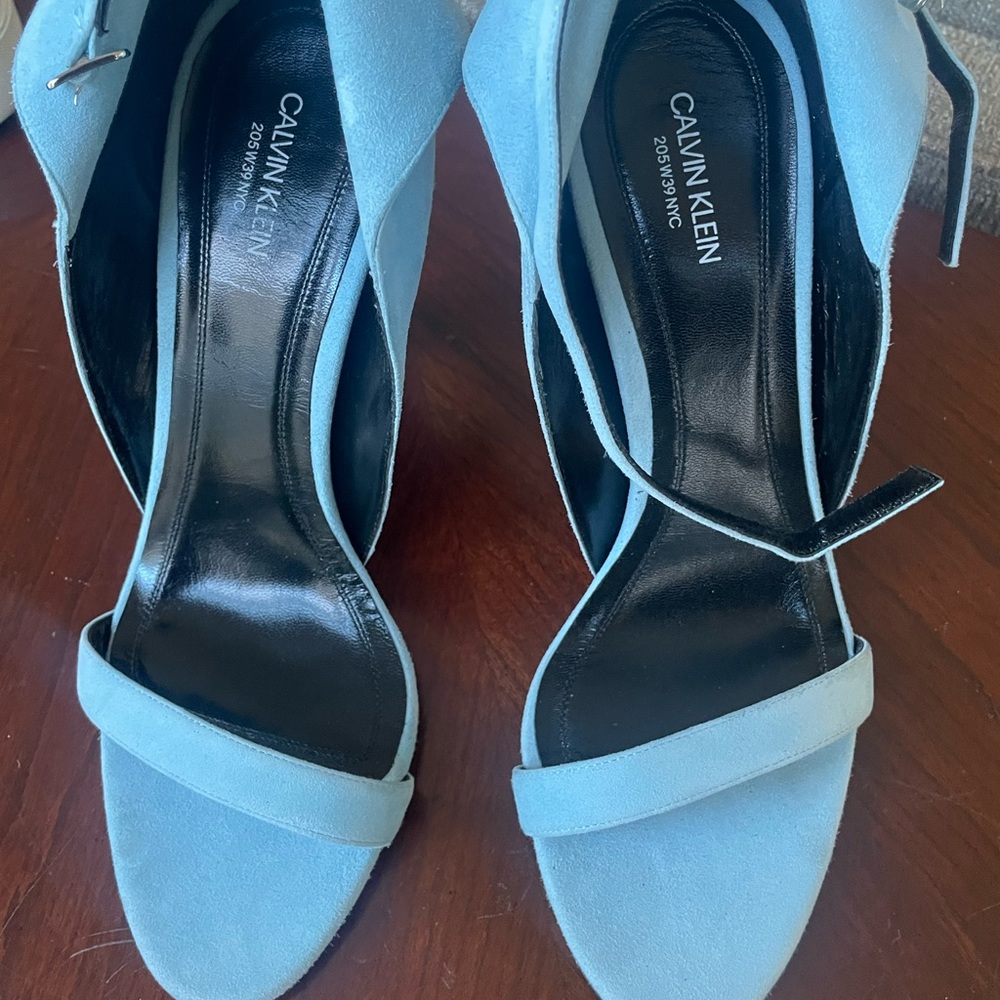 Baby Blue Calvin Klein Heels